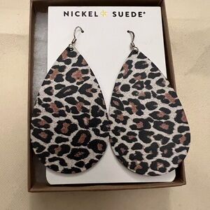 Snow Leopard Earrings
